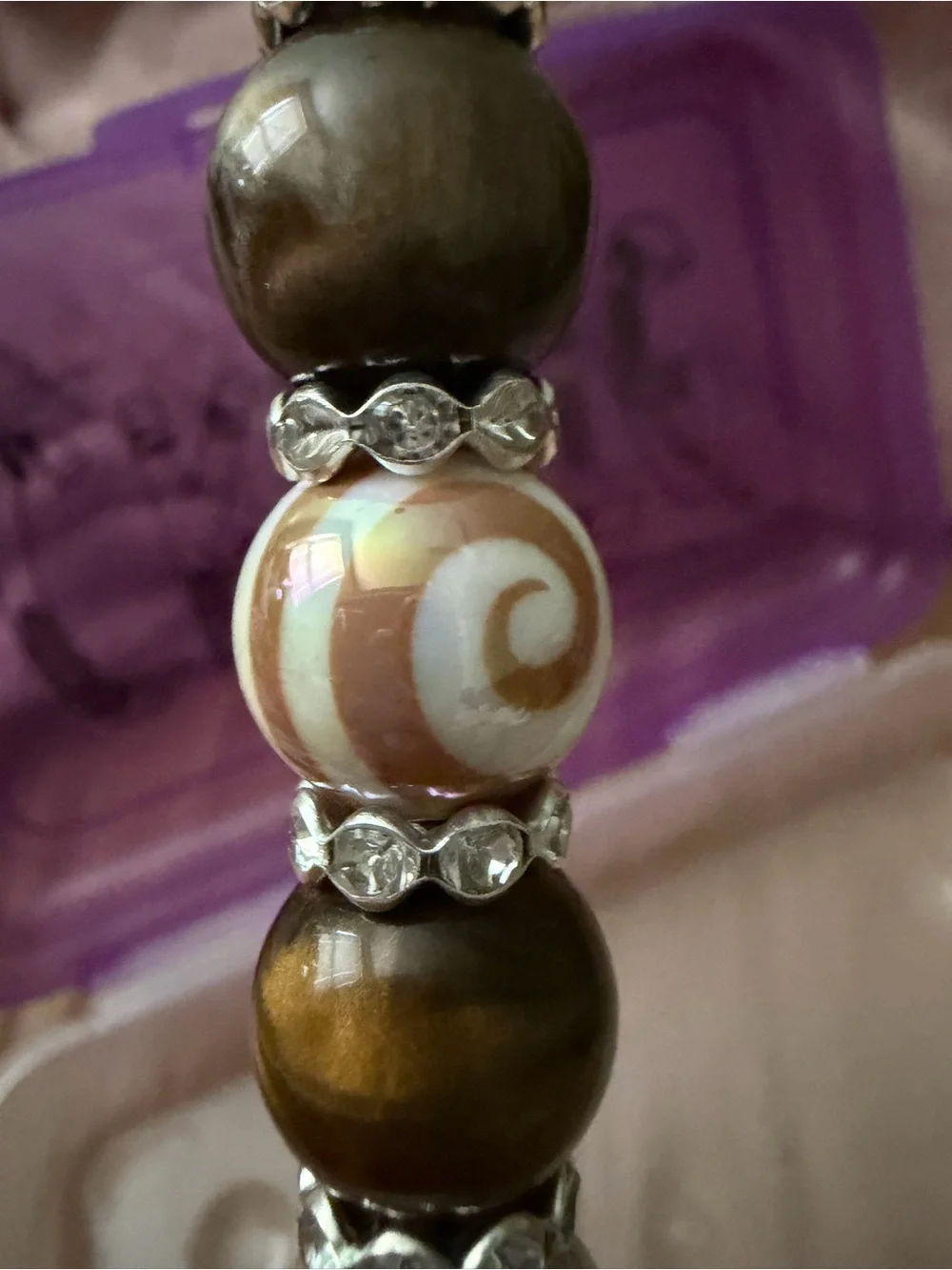Brown & Cream Flocked Bunny Pen